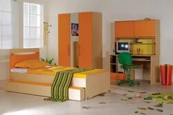 Детская мебель: комнаты для девочек и мальчиков Фристайл 3 предмета